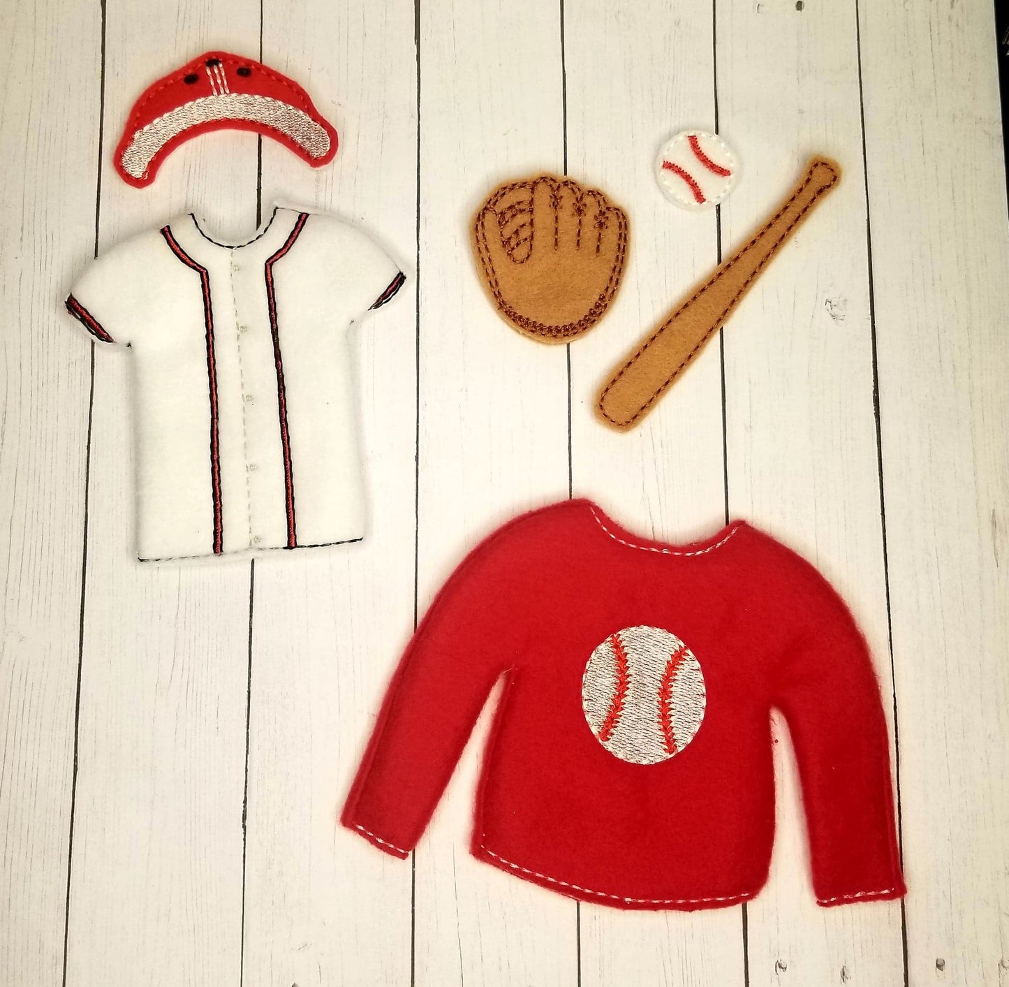 Baseball Elf Sweater Set