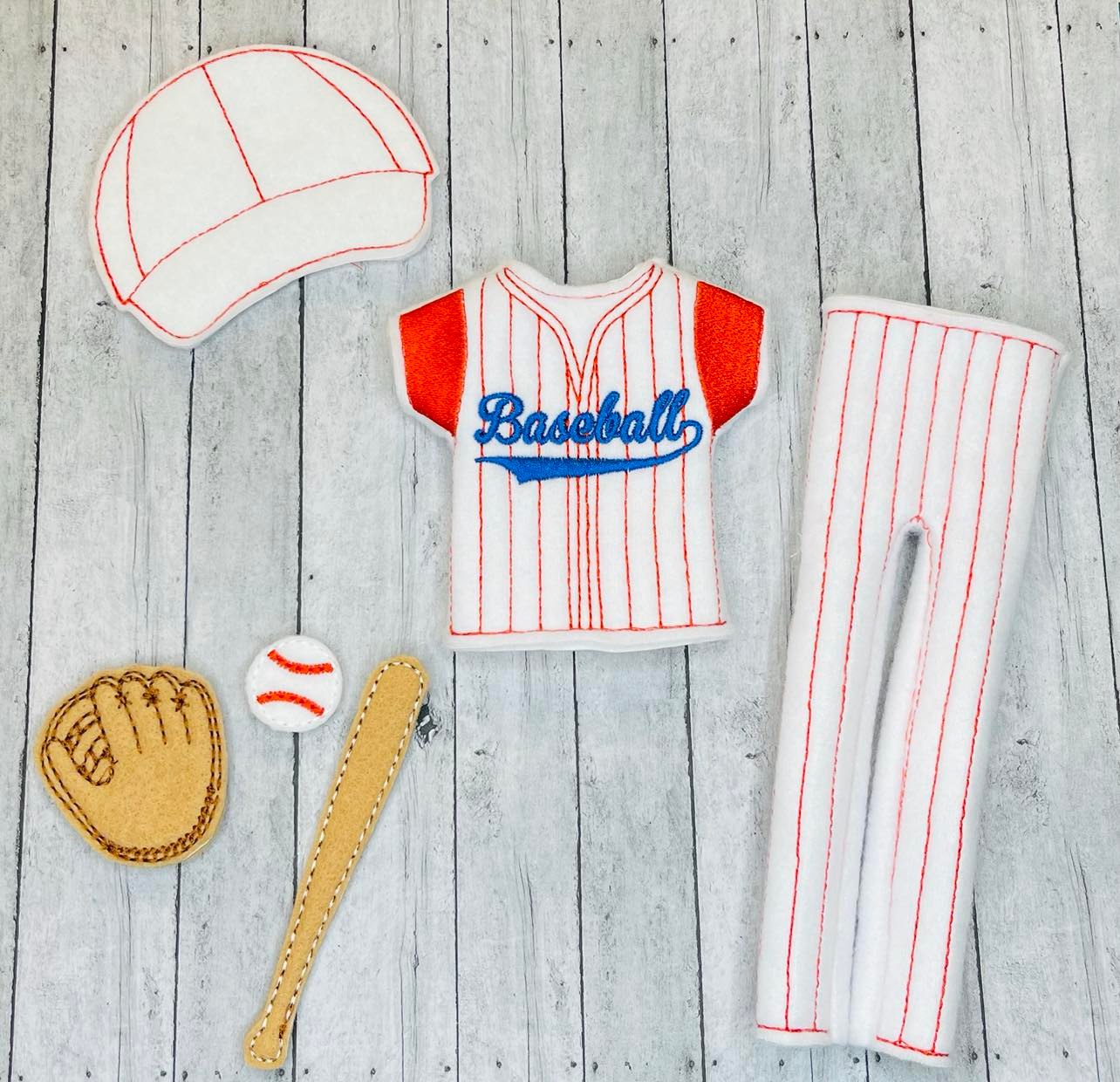 Baseball Elf Sweater Set