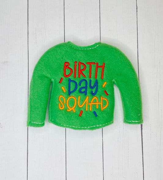 Birthday Squad Elf Sweater