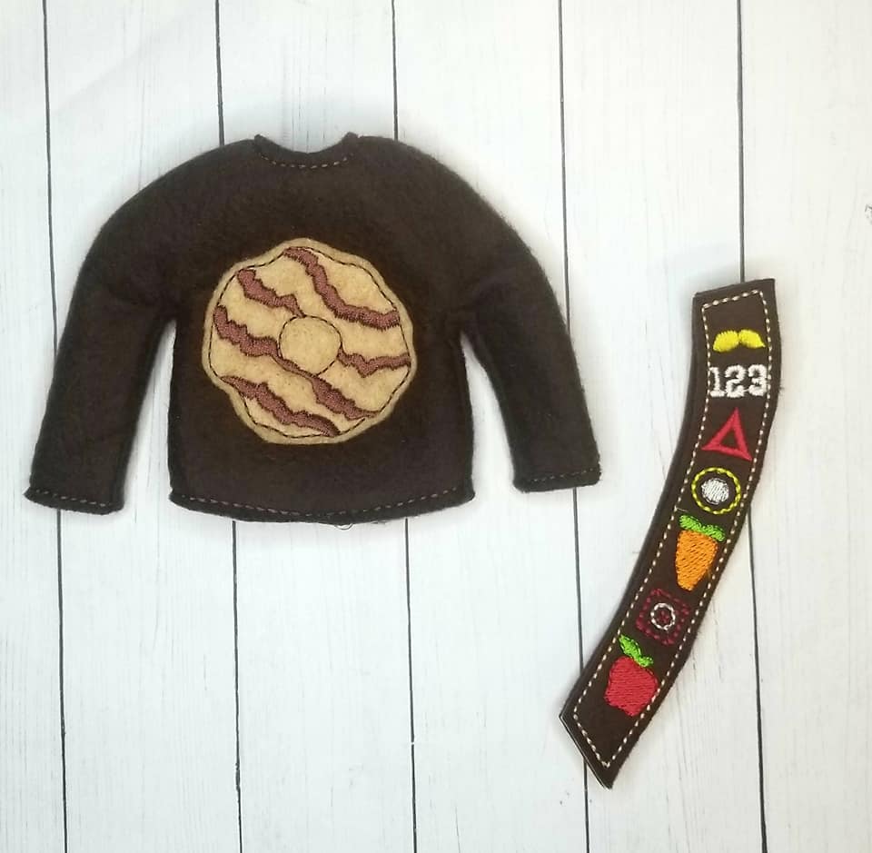 Brownie Girl Scout Elf Sweater