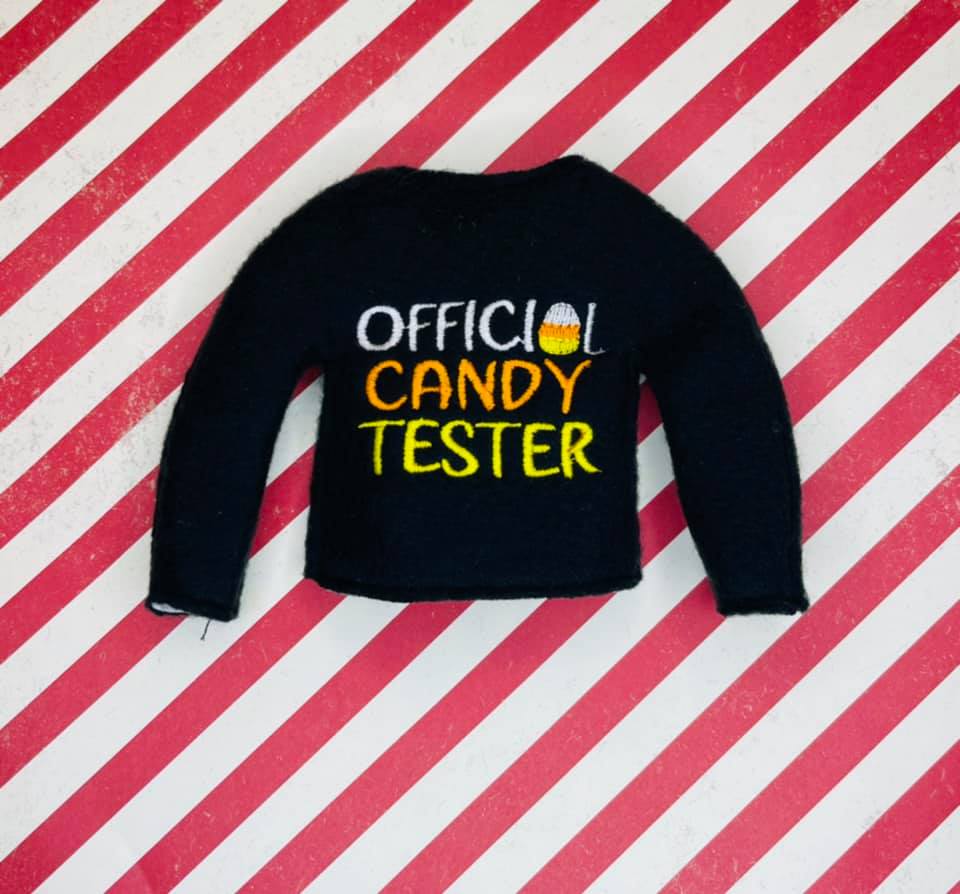 Official Candy Tester Elf Sweater