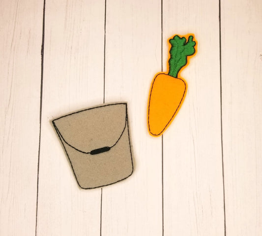 Pail and Carrot Elf Prop Set