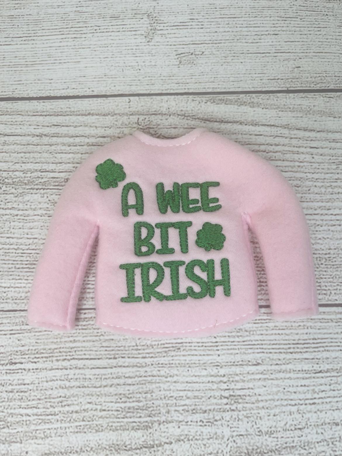 Saint Patricks Day A Wee Bit Irish Elf Sweater