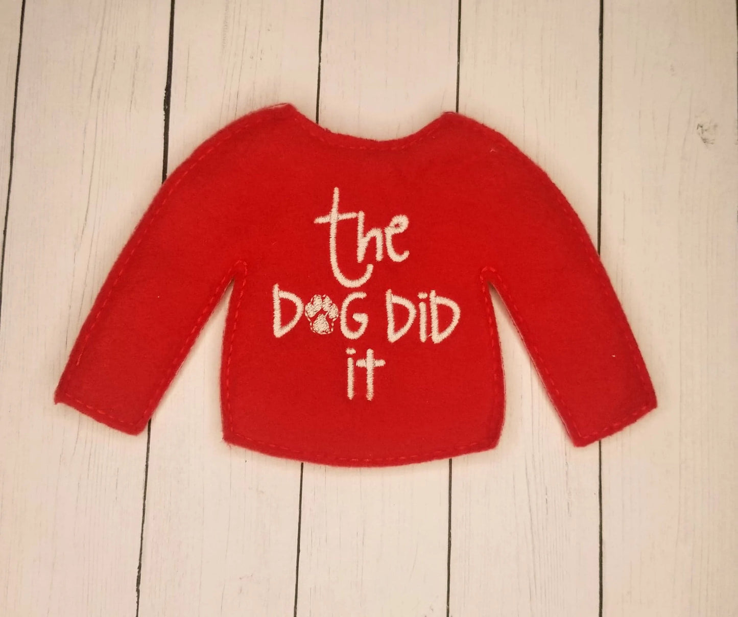 The dog did it Elf Sweater