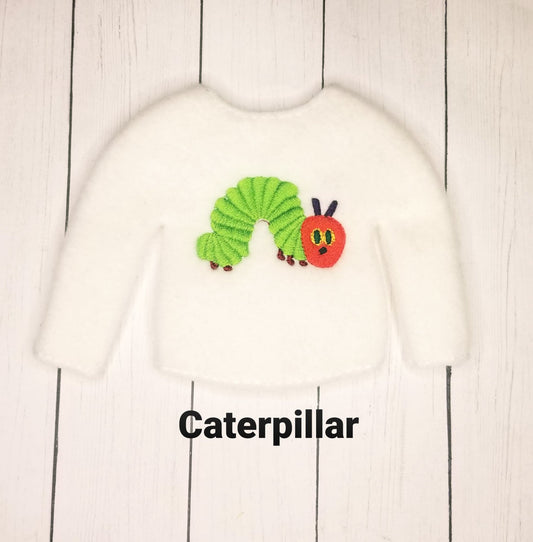 Caterpillar Elf Sweater