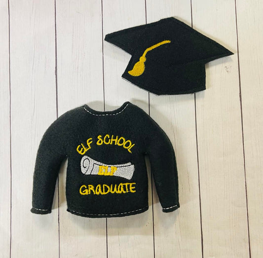 Graduation Elf Sweater & Hat Set