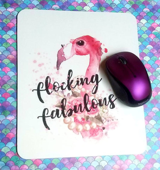 Flocking Fabulous Mouse Pad