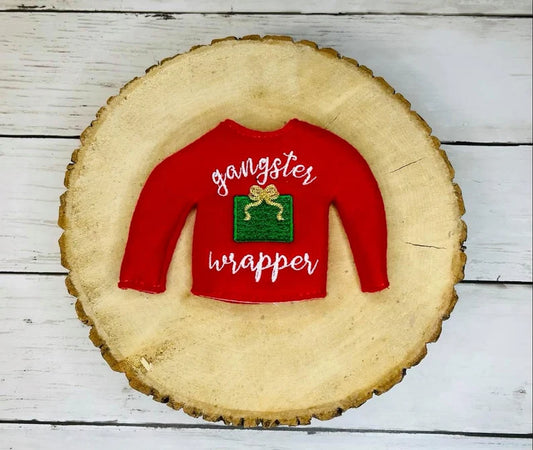 Gangster Wrapper Elf Sweater