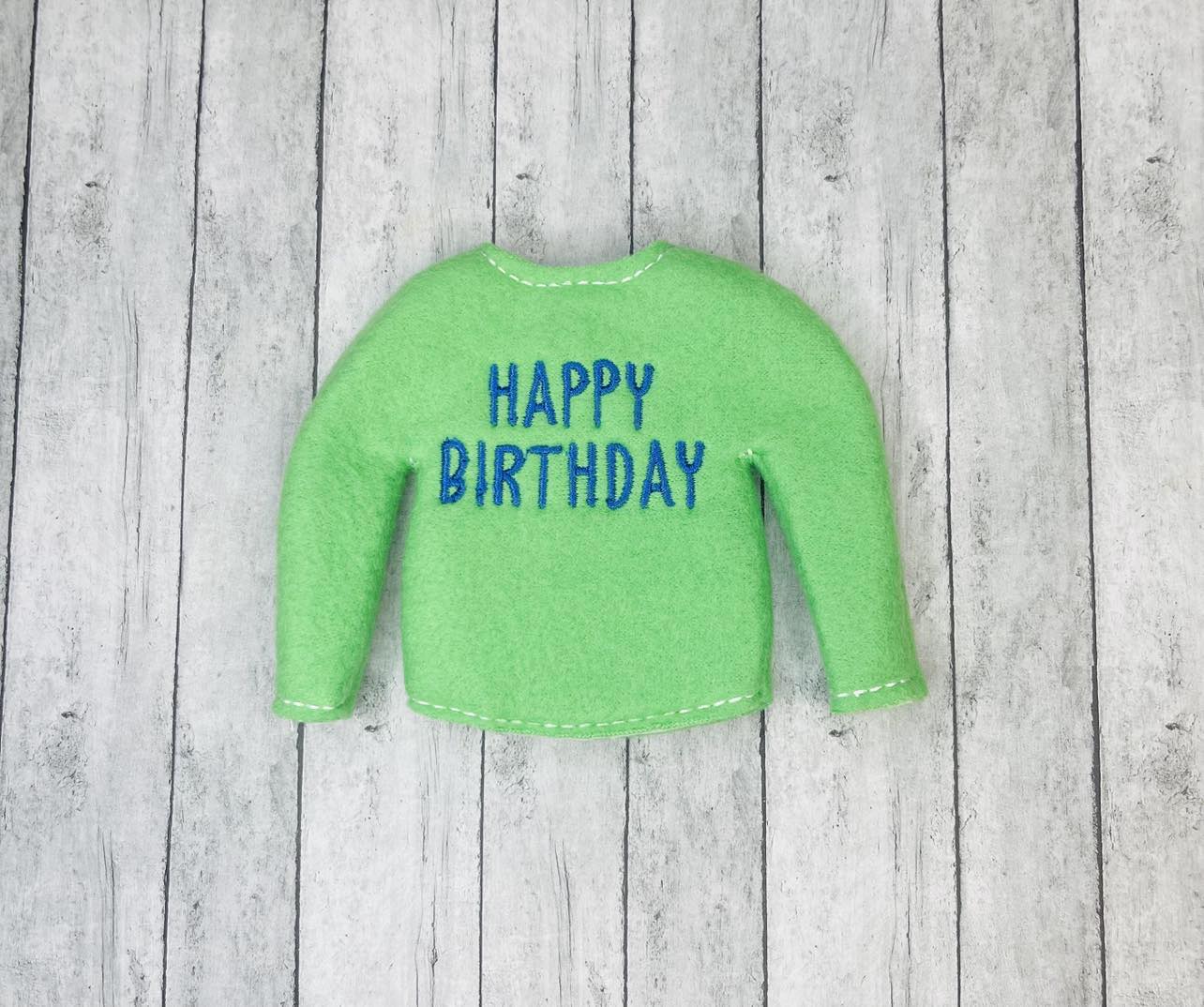 Happy Birthday Elf Sweater