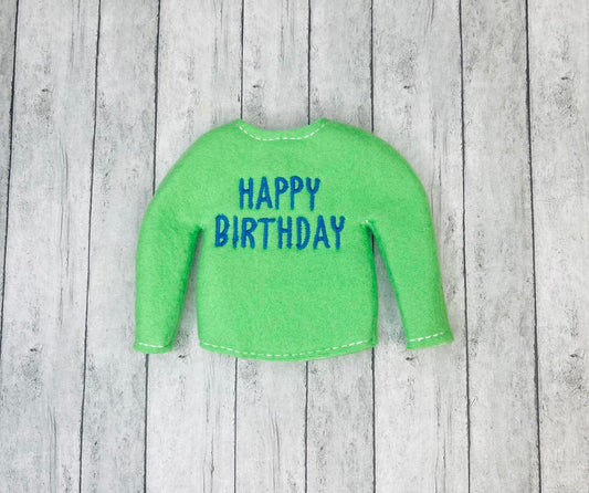 Happy Birthday Elf Sweater