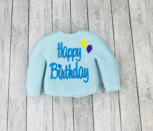 Happy Birthday Elf Sweater