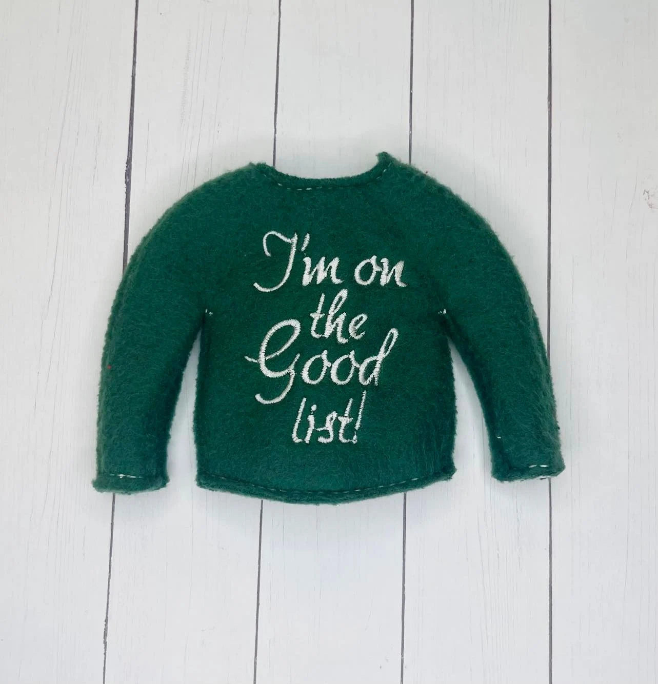 I'm On The Good List Christmas Elf Sweater