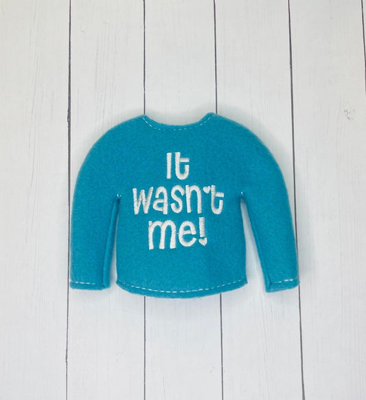 It Wasn't Me Elf Sweater