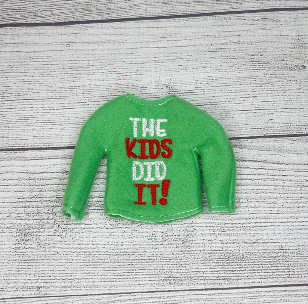 The Kids Did It Elf Sweater