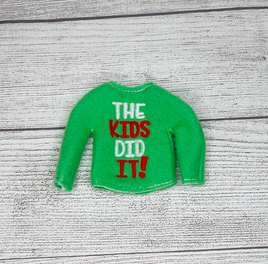 The Kids Did It Elf Sweater