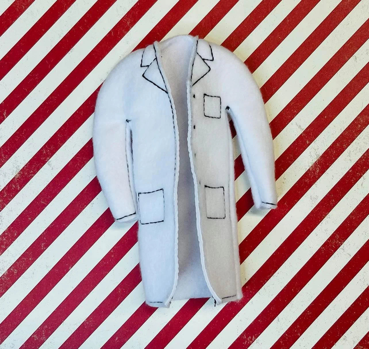 Lab Coat Elf Sweater