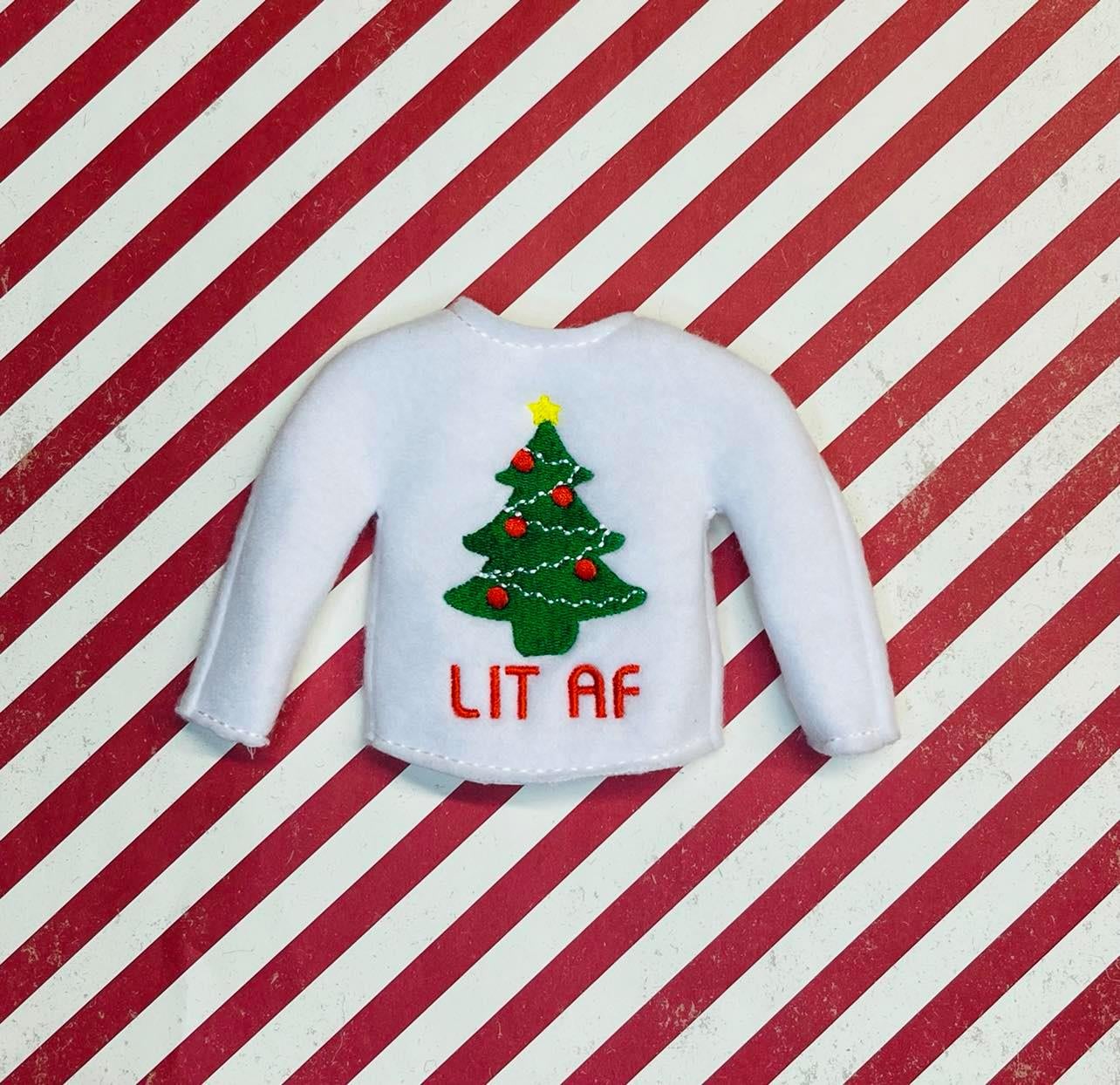 Lit AF Elf Sweater