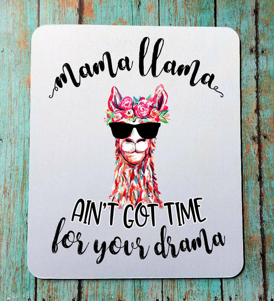 Mama Llama Mouse Pad