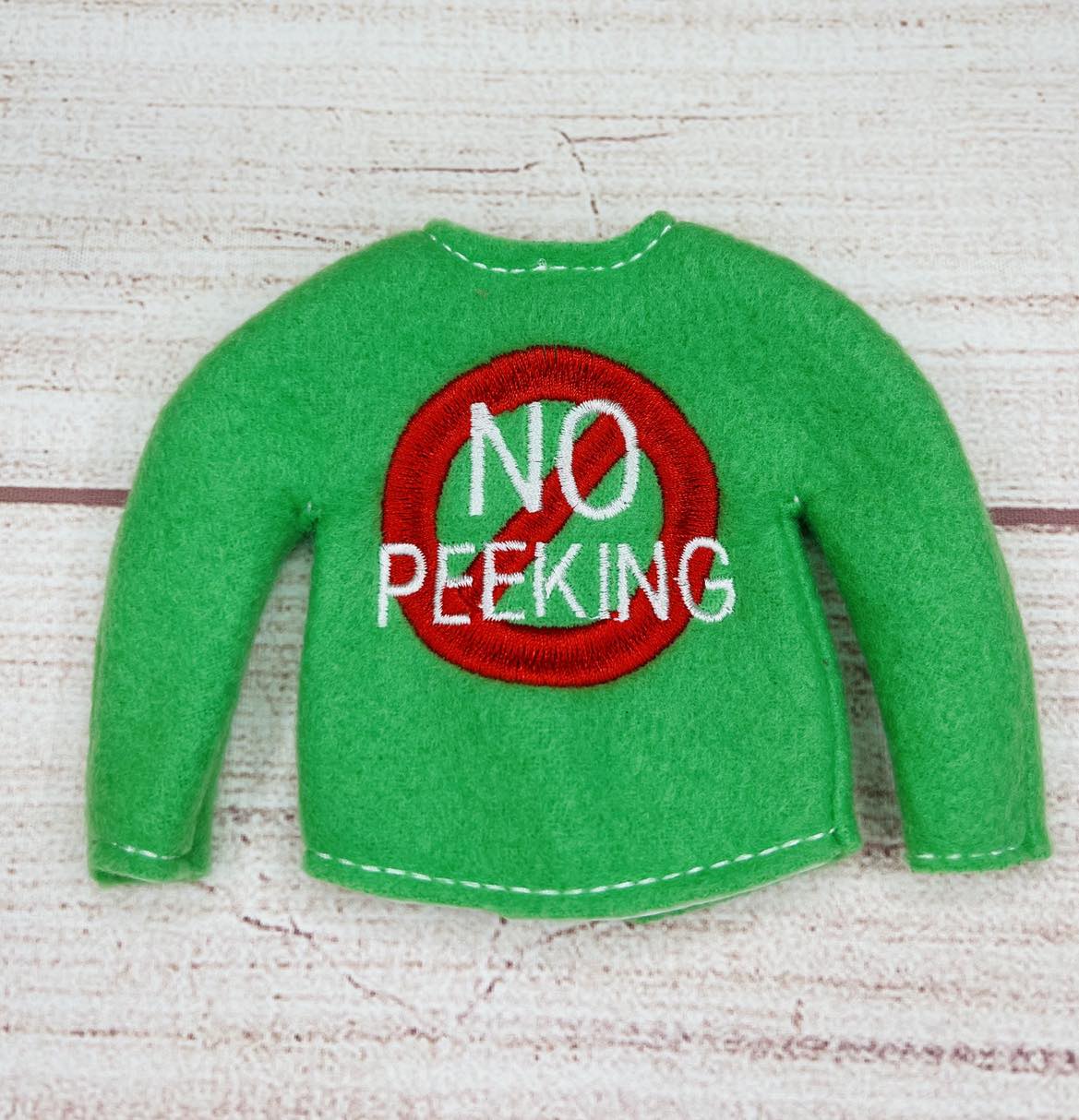 No Peeking Elf Sweater