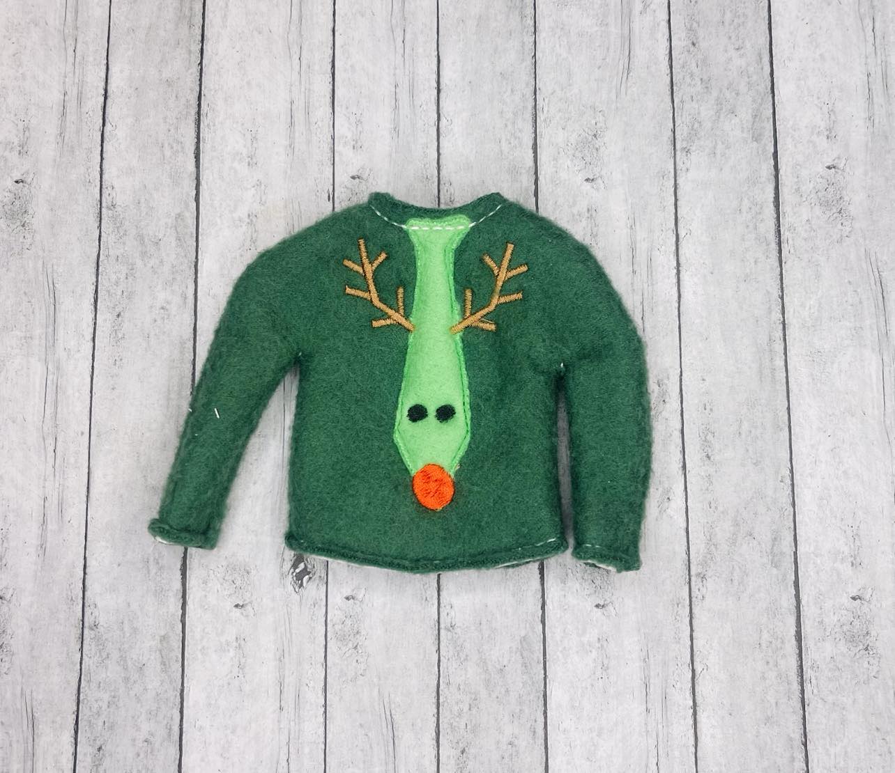 Reindeer Rudolph Elf Sweater