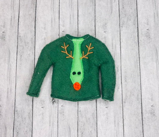 Reindeer Rudolph Elf Sweater