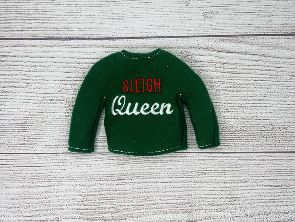 Sleigh Queen Elf Sweater