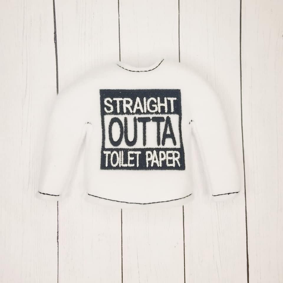 Straight Out Of Toliet Paper Elf Sweater