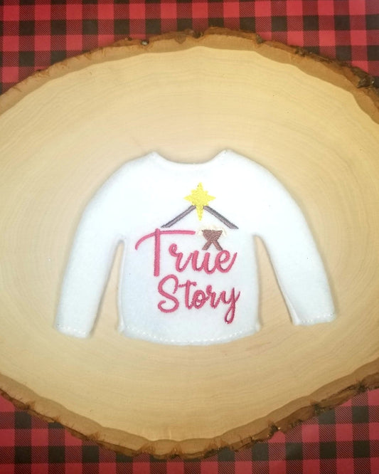 True Story Elf Sweater